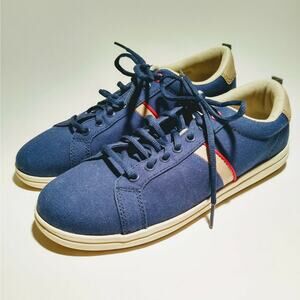 Crocs Mens Size 7 Torino Lace Up Tennis Shoe Sneaker Blue Khaki New